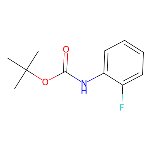 Tert-butyl 2-fluorophenylcarbamate structure