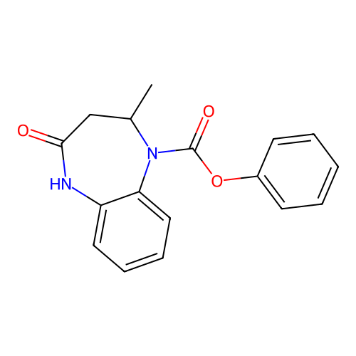 Phenyl 4-hydroxy-2-methyl-2,3-dihydro-1H-1,5-benzodiazepine-1-carboxylate structure