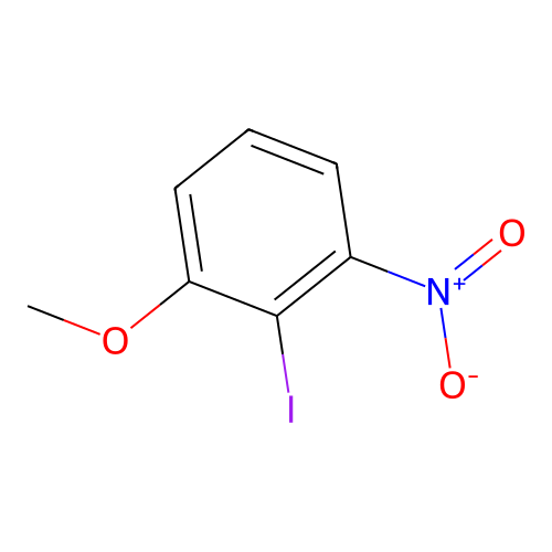 2-Iodo-1-methoxy-3-nitrobenzene structure