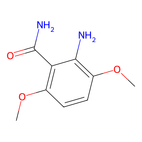 Benzamide, 2-amino-3,6-dimethoxy- structure