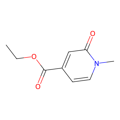 Ethyl 1-methyl-2-oxo-1,2-dihydropyridine-4-carboxylate structure