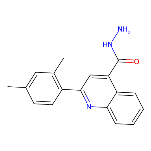 2-(2,4-Dimethylphenyl)quinoline-4-carbohydrazide structure