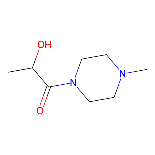 1-(4-Methyl-1-piperazinyl)-1-oxo-2-propanol structure