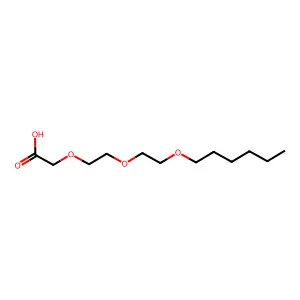 2-{2-[2-(己氧基)乙氧基]乙氧基}乙酸 structure