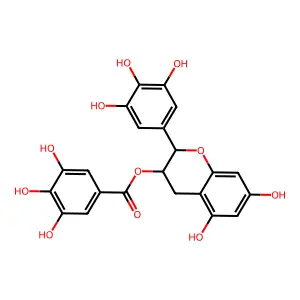 表没食子儿茶素没食子酸酯 structure