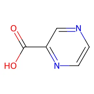 吡嗪甲酸 structure