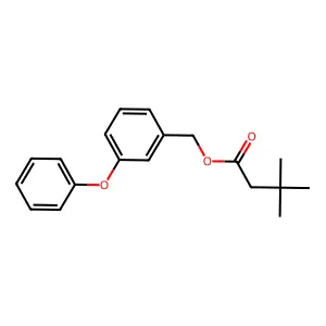 (3-Phenoxyphenyl)methyl 3,3-dimethylbutanoate structure