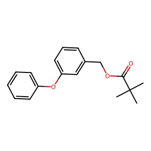(3-Phenoxyphenyl)methyl 2,2-dimethylpropanoate structure