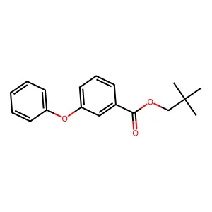 2,2-Dimethylpropyl 3-phenoxybenzoate structure
