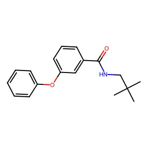 N-(2,2-二甲基丙基)-3-苯氧基苯甲酰胺 structure