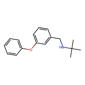 2-methyl-N-[(3-phenoxyphenyl)methyl]propan-2-amine structure