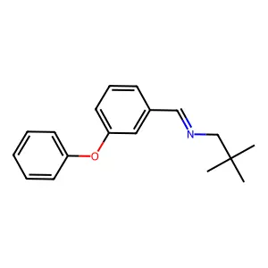 N-(2,2-dimethylpropyl)-1-(3-phenoxyphenyl)methanimine structure