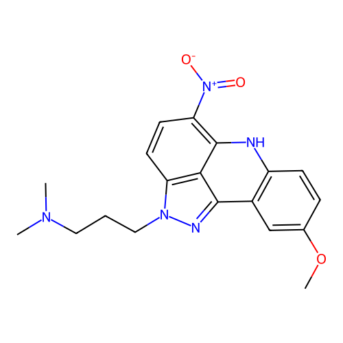 Pyrazoloacridine structure