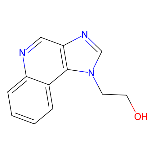 2-(1H-imidazo[4,5-c]quinolin-1-yl)ethanol structure