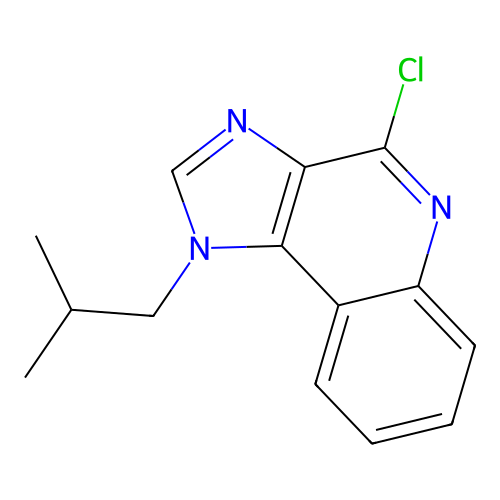4-chloro-1-isobutyl-1H-imidazo[4,5-c]quinoline structure