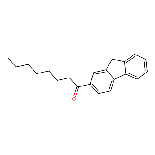 1-(9H-fluoren-2-yl)octan-1-one structure