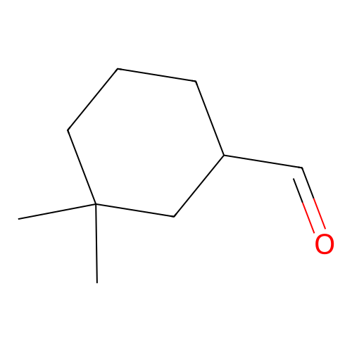 3,3-Dimethylcyclohexane-1-carbaldehyde structure