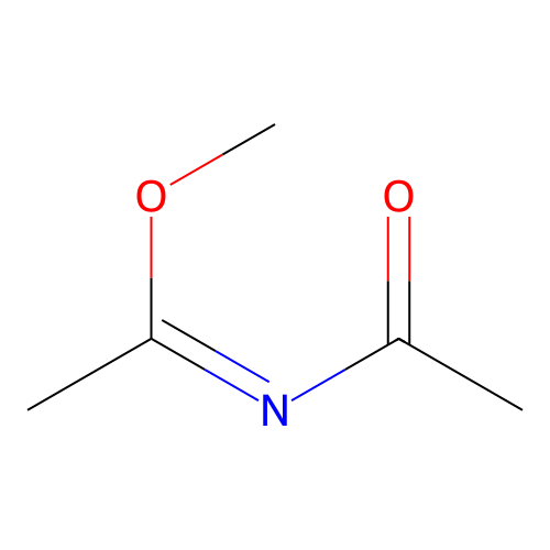 1-Methoxyethanimine, N-acetyl- structure