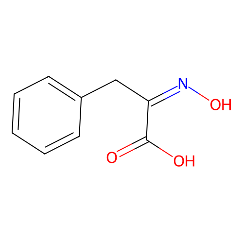 2-(Hydroxyimino)-3-Phenylpropanoic Acid structure