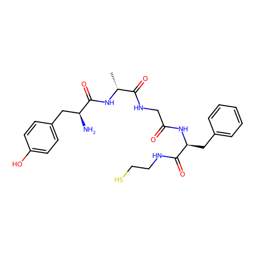 Enkephalin, ala(2)-cysteamine(5)- structure