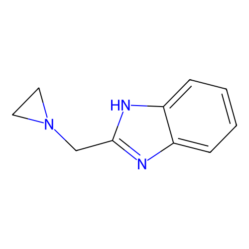 2-(Aziridin-1-ylmethyl)-1H-benzo[d]imidazole structure