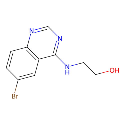 2-[(6-Bromoquinazolin-4-yl)amino]ethanol structure
