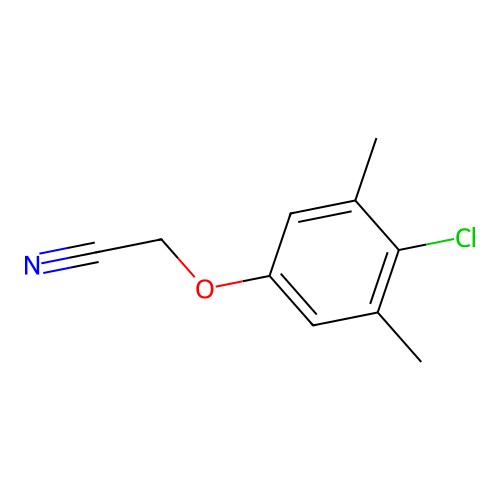 2-(4-Chloro-3,5-dimethylphenoxy)acetonitrile structure