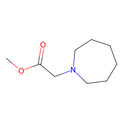 Methyl 2-(azepan-1-yl)acetate structure