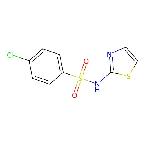 4-Chloro-N-thiazol-2-yl-benzenesulfonamide structure