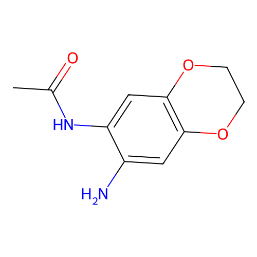N-(7-Amino-2,3-dihydro-1,4-benzodioxin-6-yl)acetamide structure