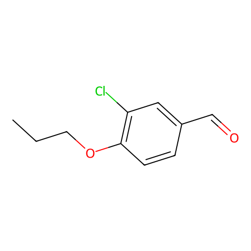 3-Chloro-4-propoxybenzaldehyde structure