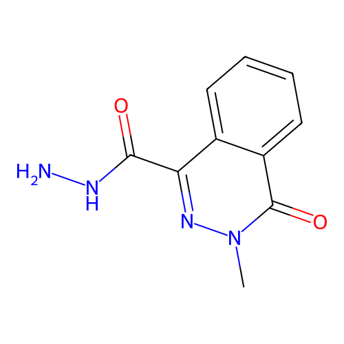 3-Methyl-4-oxo-3,4-dihydrophthalazine-1-carbohydrazide structure