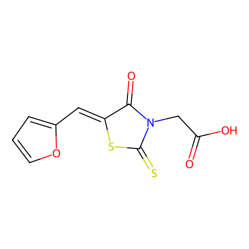 Rhodanine analogue structure