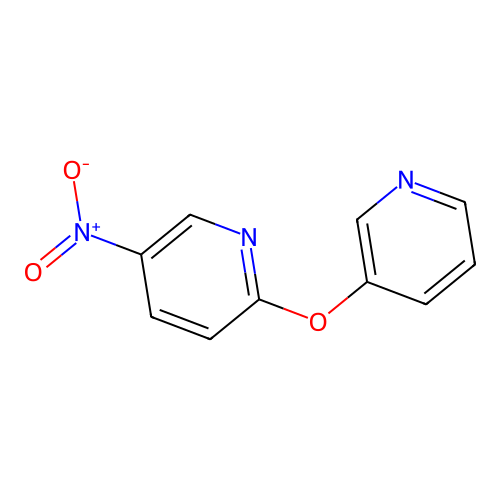 5-Nitro-2-(3-pyridyloxy)pyridine structure