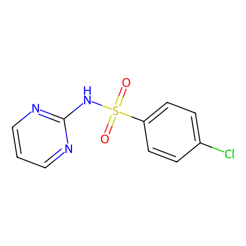 4-Chloro-N-pyrimidin-2-yl-benzenesulfonamide structure