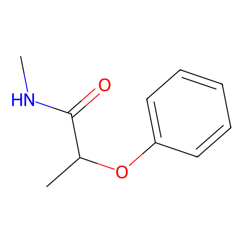N-methyl-2-phenoxypropanamide structure