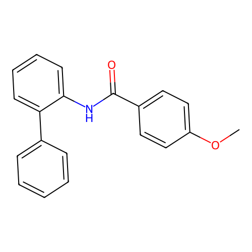 4-methoxy-N-(2-phenylphenyl)benzamide structure