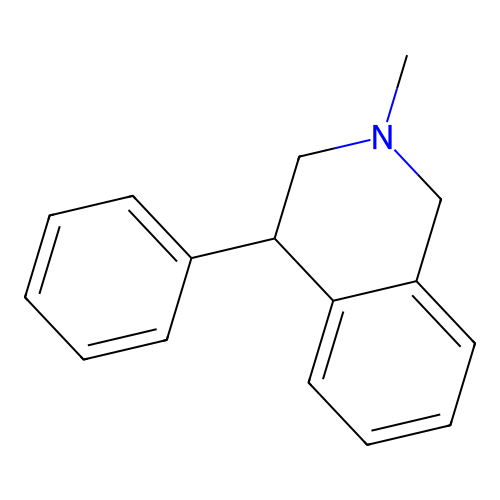 2-Methyl-4-phenyl-1,2,3,4-tetrahydroisoquinoline structure