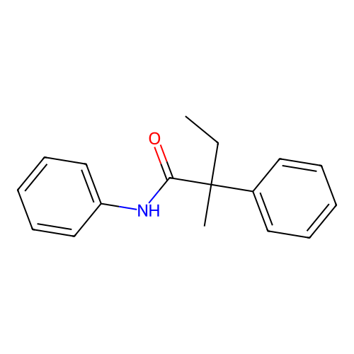 2-Methyl-2,N-diphenyl-butyramide structure