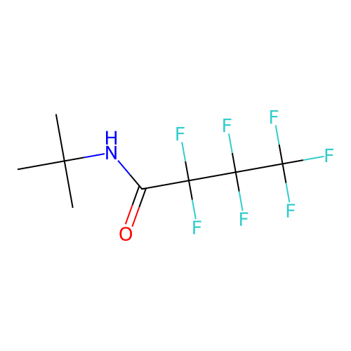 N-tert-Butyl-2,2,3,3,4,4,4-heptafluorobutanamide structure