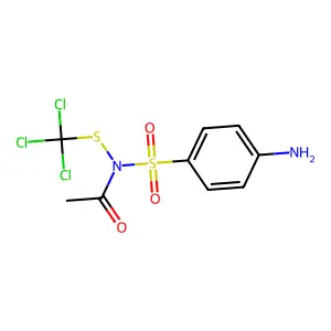 N-磺胺基-N-((三氯甲基)硫代)乙酰胺 structure