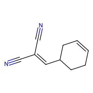 3-环己烯基亚甲基丙二腈 structure