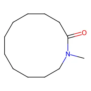 1-Azacyclododecan-2-one, 1-methyl- structure