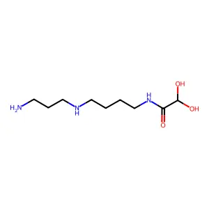 N-(4-((3-Aminopropyl)amino)butyl)-2,2-dihydroxyacetamide structure