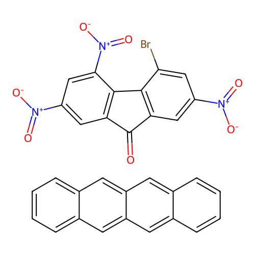 4-Bromo-2,5,7-trinitrofluoren-9-one;tetracene structure
