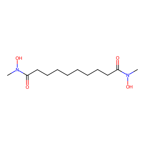 N,N'-dihydroxy-N,N'-dimethyldecanediamide structure