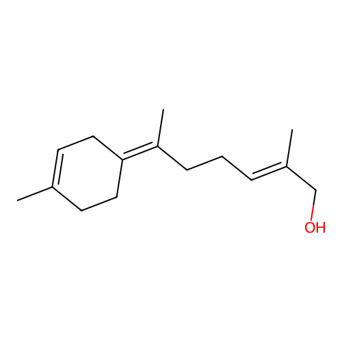 12-hydroxy-E-gamma-bisabolene structure