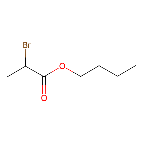 Butyl 2-bromopropionate structure