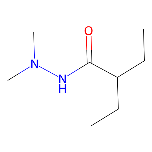 2-ethyl-N',N'-dimethylbutanehydrazide structure
