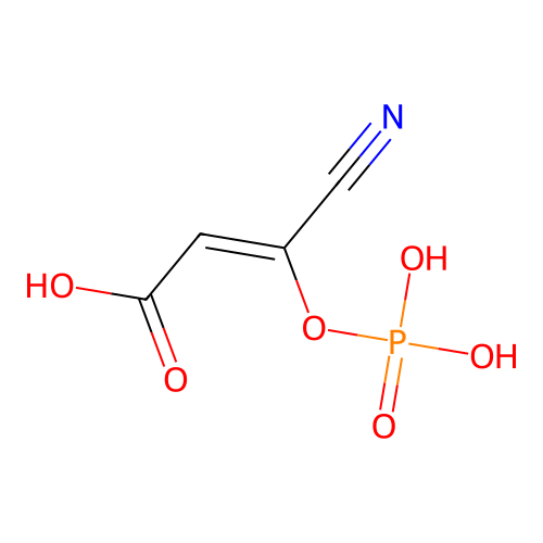 3-Cyanophosphoenolpyruvate structure
